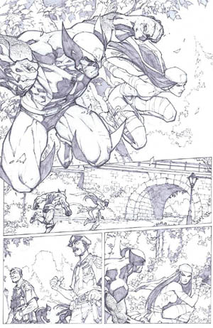 Savage Wolverine issue #6 page 15 (Pencil)