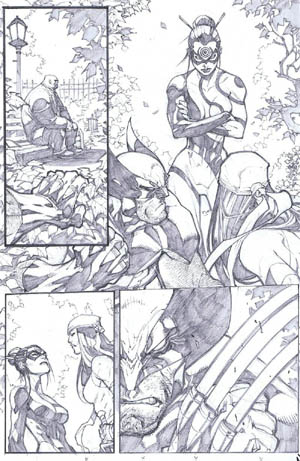 Savage Wolverine issue #6 page 16 (Pencil)