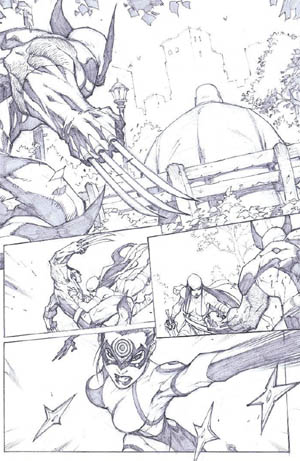 Savage Wolverine issue #6 page 17 (Pencil)