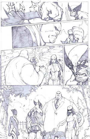 Savage Wolverine issue #6 page 18 (Pencil)