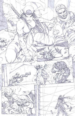 Savage Wolverine issue #6 page 2 (Pencil)