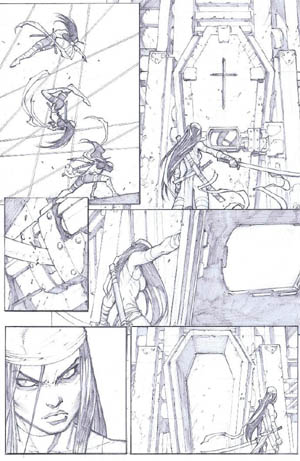 Savage Wolverine issue #6 page 3 (Pencil)