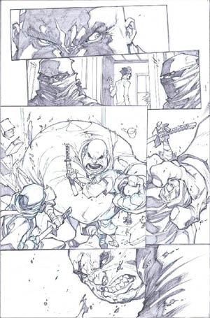 Savage Wolverine issue #6 page 5 (Pencil)