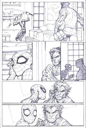 Savage Wolverine issue #6 page 9 (Pencil)