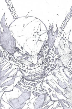 Savage Wolverine issue #7 cover (Pencil)