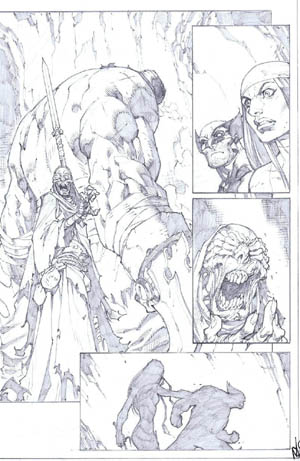 Savage Wolverine issue #7 page 10 (Pencil)