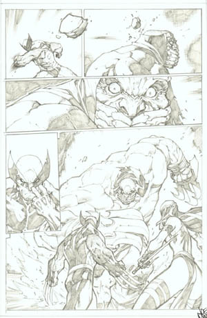 Savage Wolverine issue #7 page 12 (Pencil)
