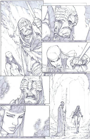 Savage Wolverine issue #7 page 14 (Pencil)