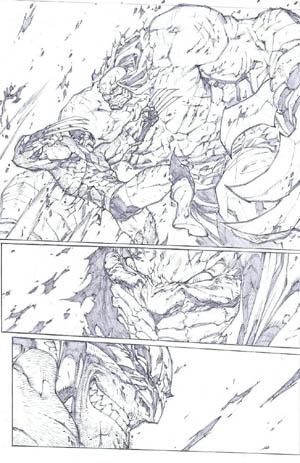 Savage Wolverine issue #7 page 15 (Pencil)