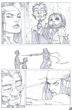 Savage Wolverine issue #7 page 18 (Pencil)