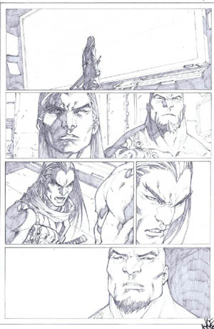 Savage Wolverine issue #7 page 6 (Pencil)