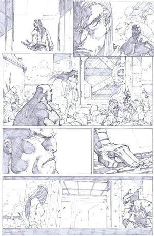 Savage Wolverine issue #7 page 7 (Pencil)