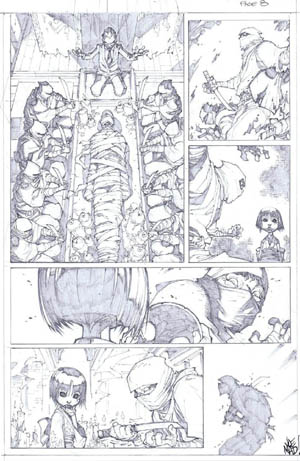 Savage Wolverine issue #7 page 8 (Pencil)