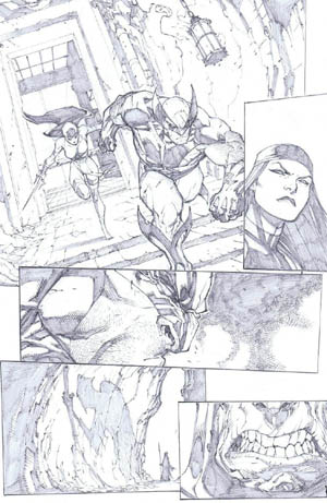 Savage Wolverine issue #7 page 9 (Pencil)