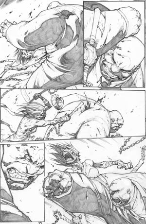 Savage Wolverine issue #8 page 5 (Pencil)