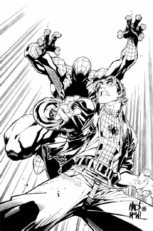 Spider-Man: The Manga Vol 1 #28/#29 cover (Ink)
