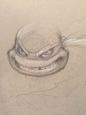 TMNT exploration Head Sketch (Sketch)