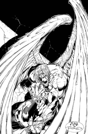Uncanny X-Men #338 cover (Ink)