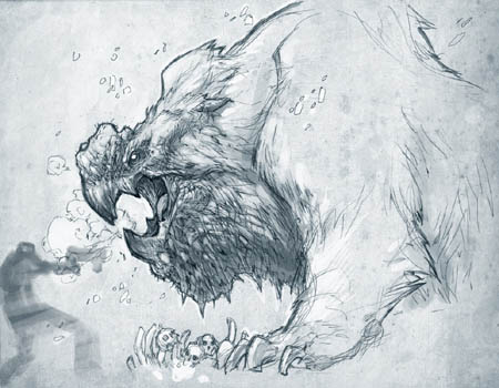 Exploration stuff: original creature (Unused) (Pencil)