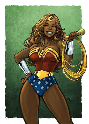 Wendy Williams as Wonderwoman fan art