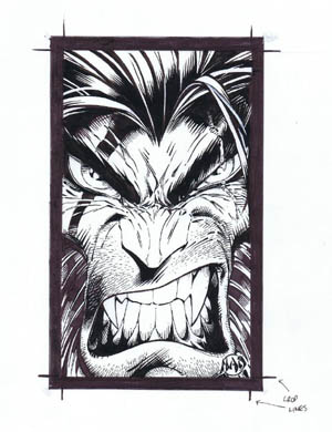 Age of apocalypse Wolverine business card