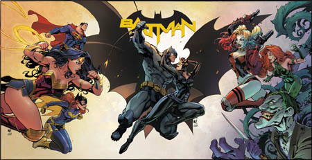Batman #50 A-B-C connecting variants covers