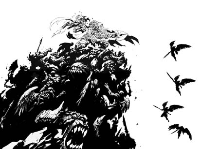 Darksiders Genesis E3 Demo title screen (Ink)