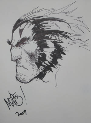 E3 2009 Age of Apocalypse Wolverine sketch (Sketch)