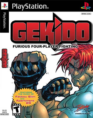 Gekido game playstation cover