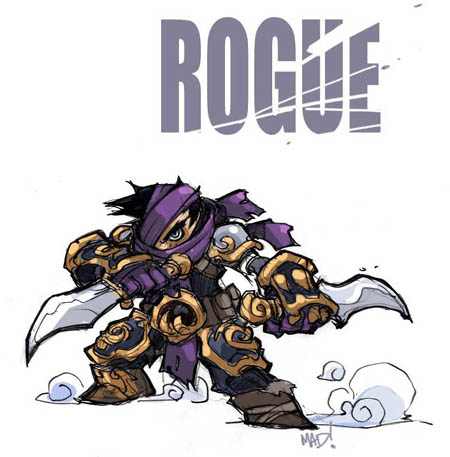 Joemad rogue fun art (Style practice) (Color)