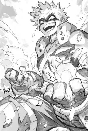 My Hero Academia vol34 variant cover (Pencil)