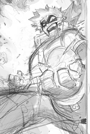 My Hero Academia vol34 variant cover (Sketch)