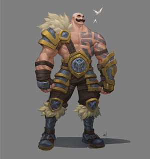 Ruined King Braum concept art