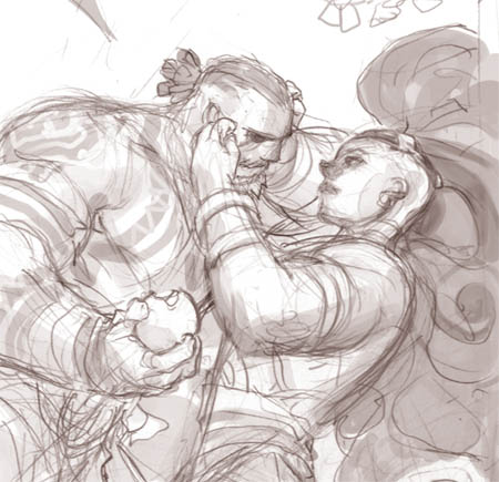 Ruined King collector print (Sketch)