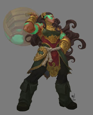 Ruined King Illaoi concept art