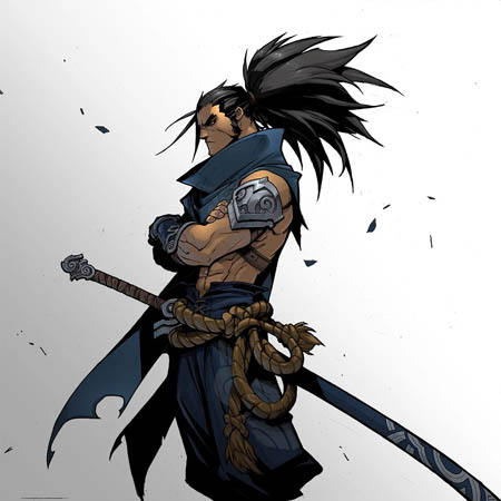 Ruined King game Yasuo portrait (Color)