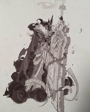 Ruined King early concept art