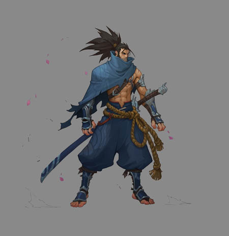 Ruined King Yasuo concept art