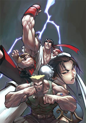 Street Fighter vol 1 issue #0 & #1 cover (Other)