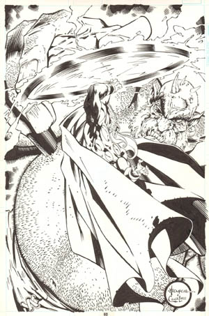 The Mighty Thor Annual #19 page #60 (Ink)