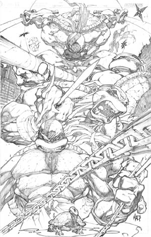 Wizard magazine #111 TMNT (Pencil)