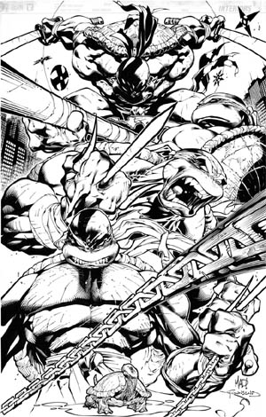 Wizard magazine #111 TMNT (Ink)