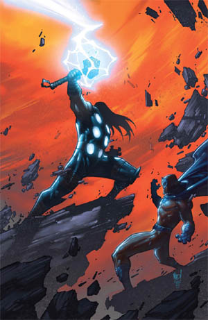 Ultimates 3 Vol3 #4 cover Thor Vs Magneto