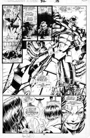 Uncanny X-Men #312 page 19 (Ink)
