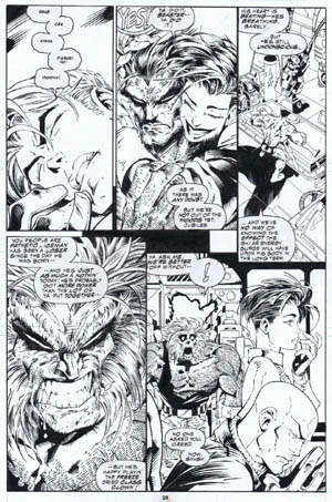 Uncanny X-Men #312 page 21 (Ink)