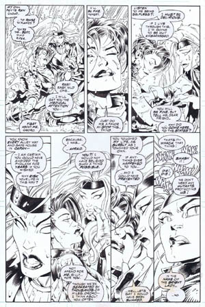 Uncanny X-Men #312 page 8 (Ink)