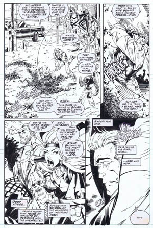 Uncanny X-Men #312 page 9 (Ink)