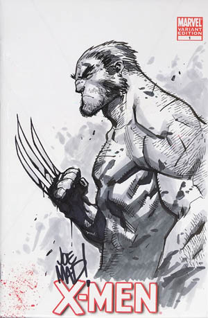 Wolverine X-Mmen #1 comic sketch cover 