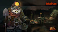 Battle Chasers NightWar: steam card wallpaper Welt