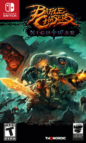 Battle Chasers Nightwar Nintendo switch cover